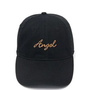 Angelic Dad: Hat with 'Angel' Embroidery for Heavenly Style Statement